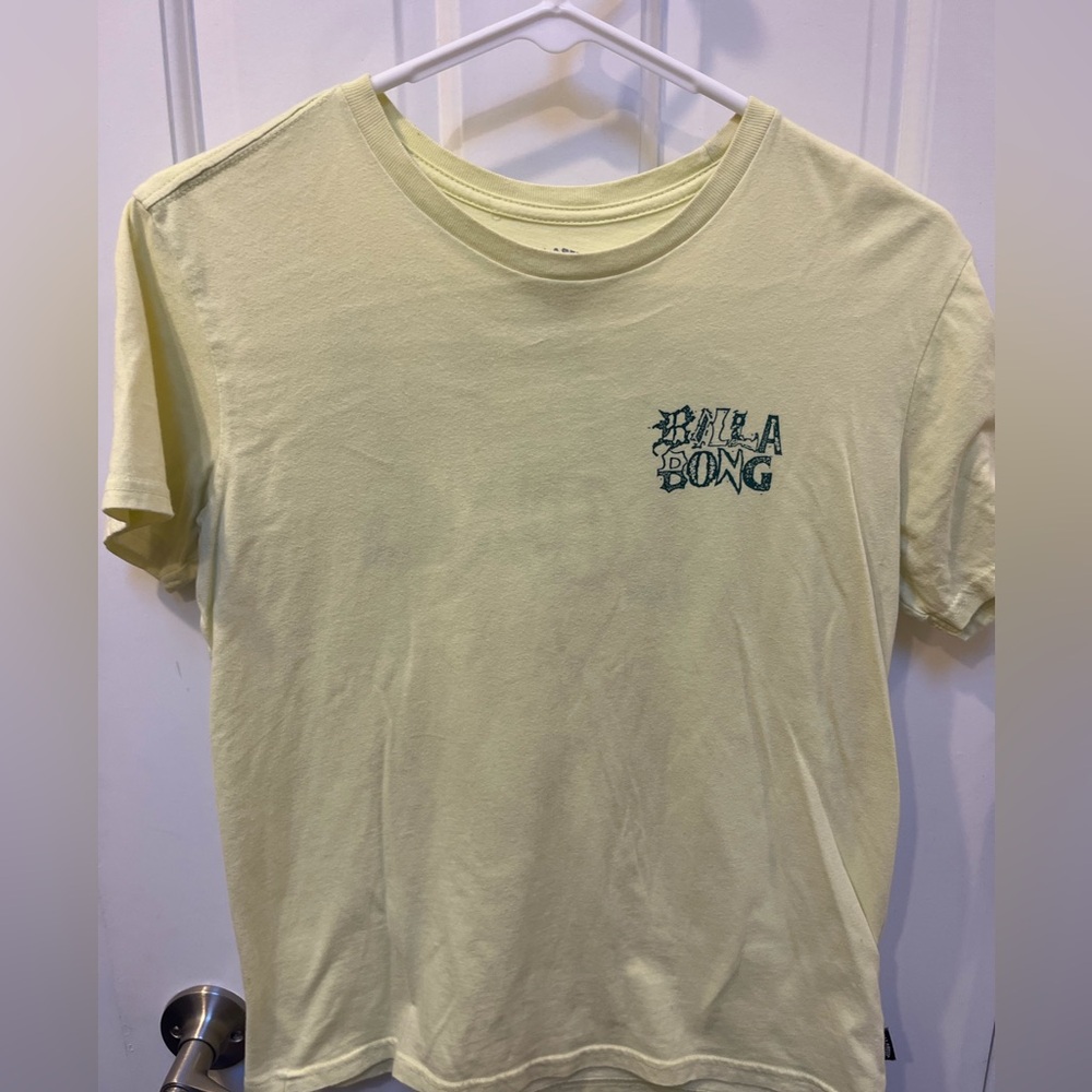 Boys Billabong Yellow Graphic T-Shirt